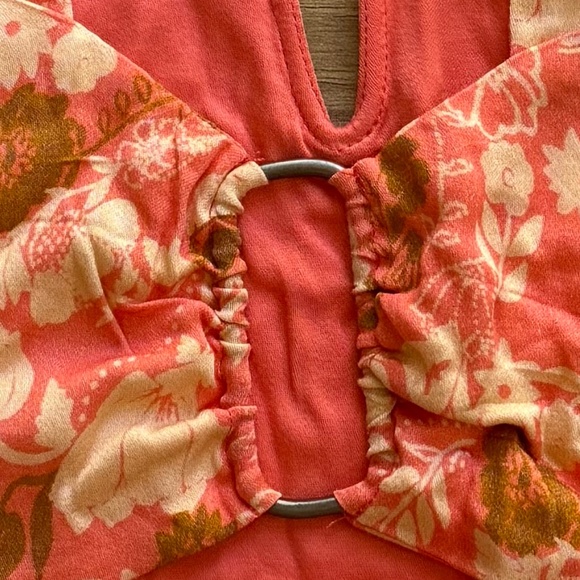 NWT - Free People Peach Celia Mini Dress XS - Picture 7 of 13